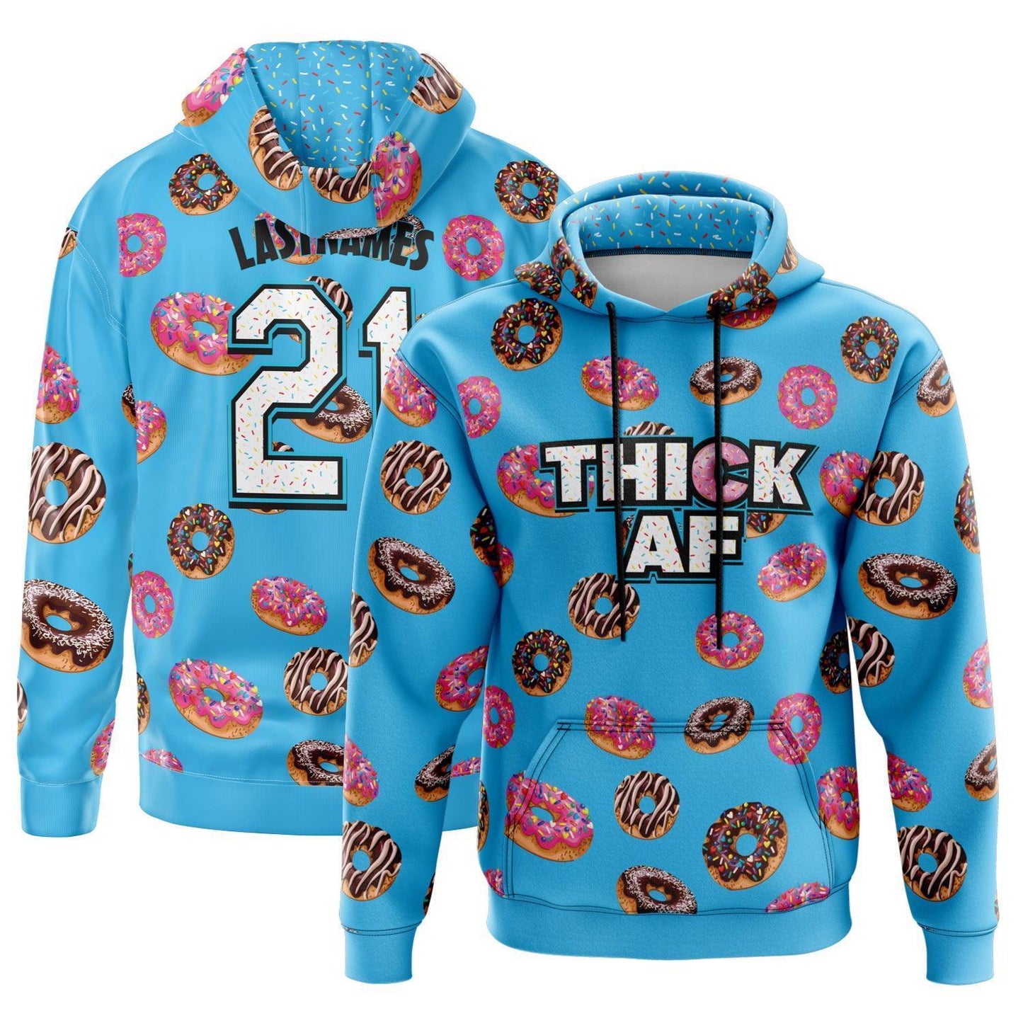 Thick AF Hoodie (Customized Buy-In) - Smash It Sports