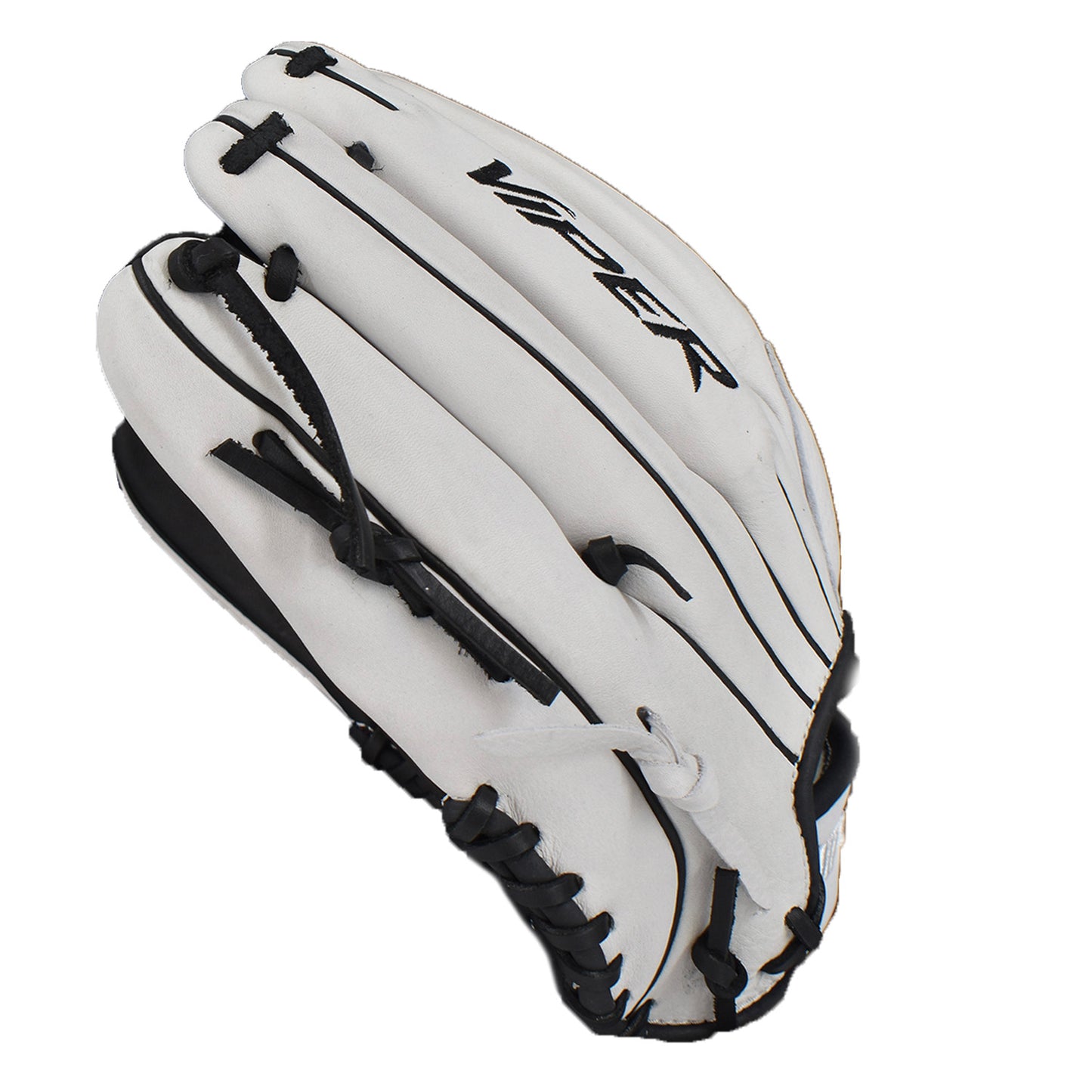 Viper Premium Leather Slowpitch Softball Fielding Glove – Game Ready Edition - VIP-H-SL-W-BLK-001