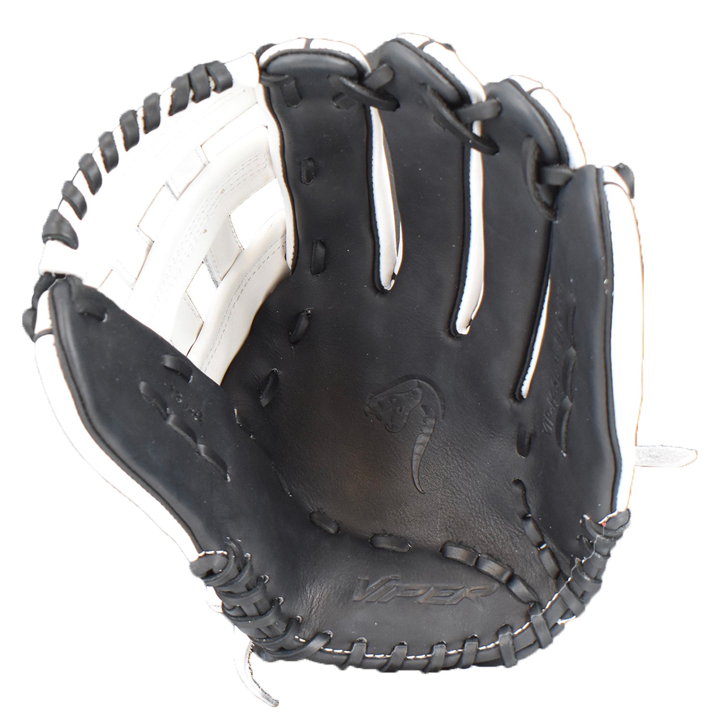Viper Premium Leather Slowpitch Softball Fielding Glove – Game Ready Edition - VIP-H-SL-W-BLK-001