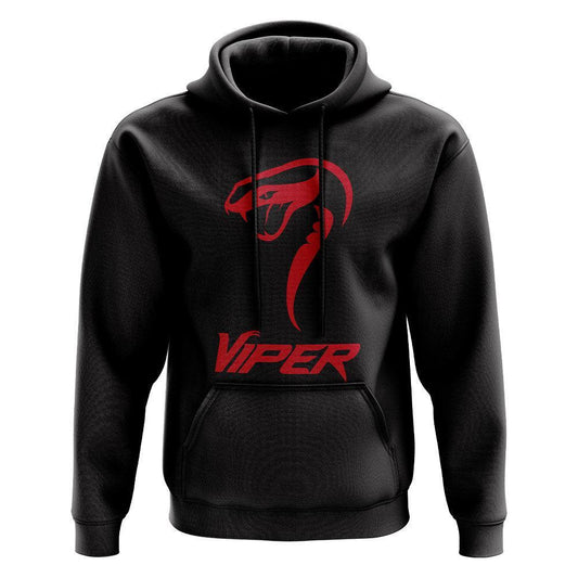 Viper Black/Red Victory Performance Fleece Mid-Weight Hoodie – Primary View | Smash It Sports