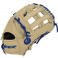 Viper Japanese Kip Leather Slowpitch Softball Fielding Glove Cream/Royal - Smash It Sports