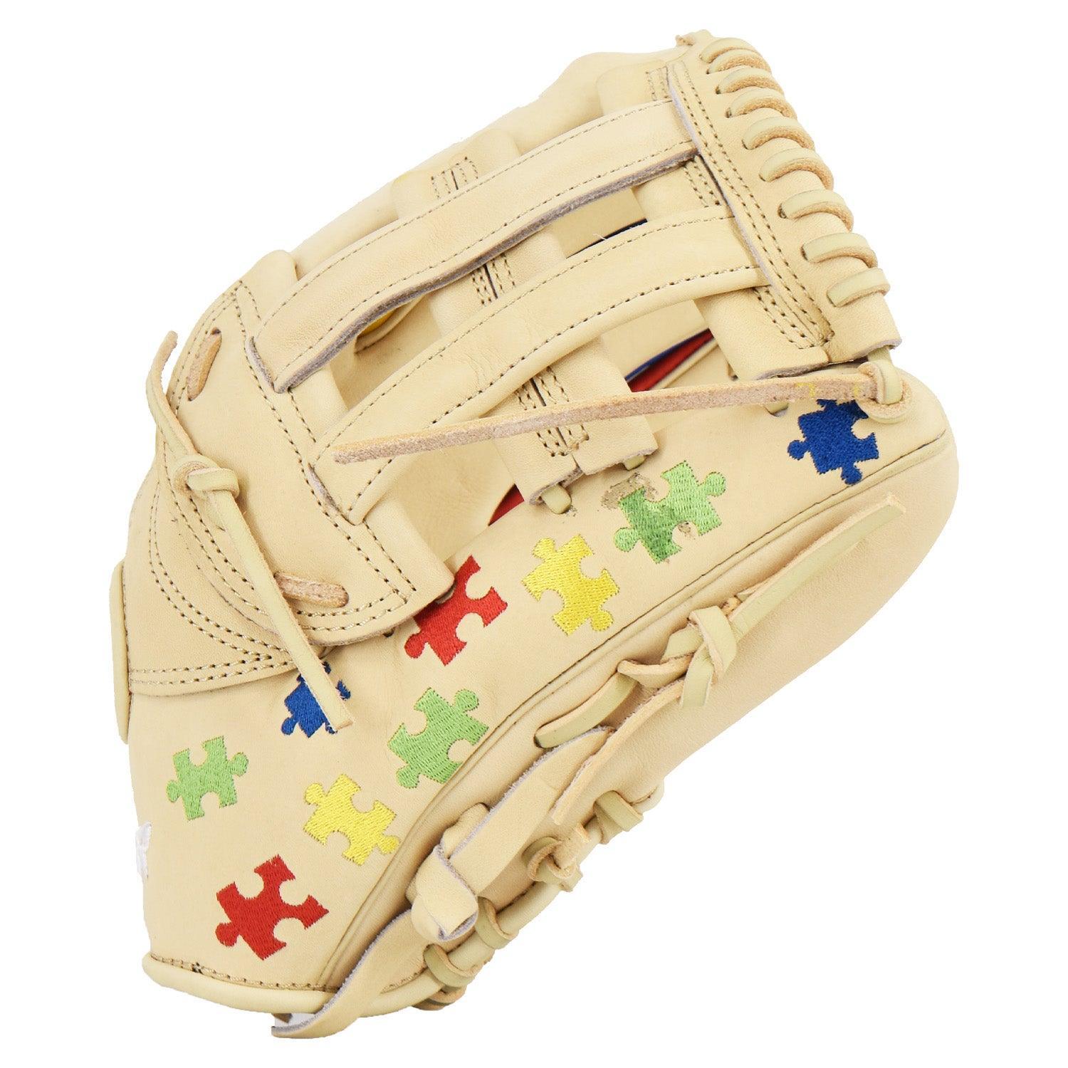 Viper Limited Edition Leather Slowpitch Softball Fielding Glove  Autism Awareness – Primary View | Smash It Sports
