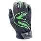 Viper Lite Premium Batting Gloves Leather Palm - Black/Dark Green - Smash It Sports