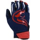 Viper Lite Premium Batting Gloves Leather Palm Navy/Red/White - Smash It Sports