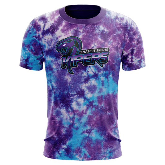 Vipers EVO-Tech Short Sleeve Shirt - Tie Dye - Smash It Sports