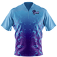 Vipers Short Sleeve Quarter Zip - Purple/Carolina Fade - Smash It Sports