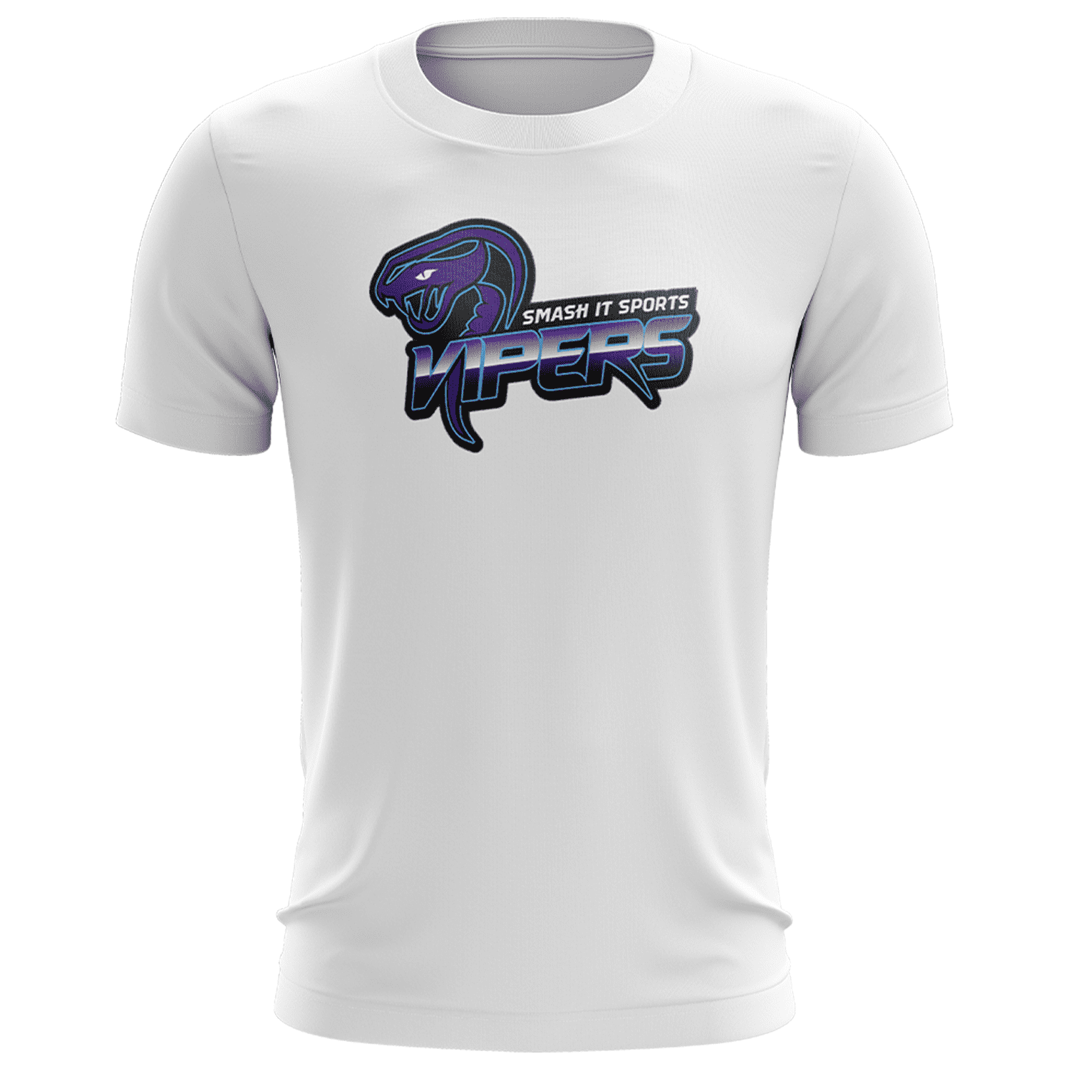 Vipers EVO-Tech Short Sleeve Shirt - White - Smash It Sports