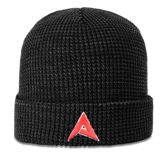 Anarchy Waffle Beanie #146 (Black)