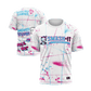 Smash It Sports Short Sleeve Shirt - Graffiti (White) – Specs Overview | Smash It Sports | premium