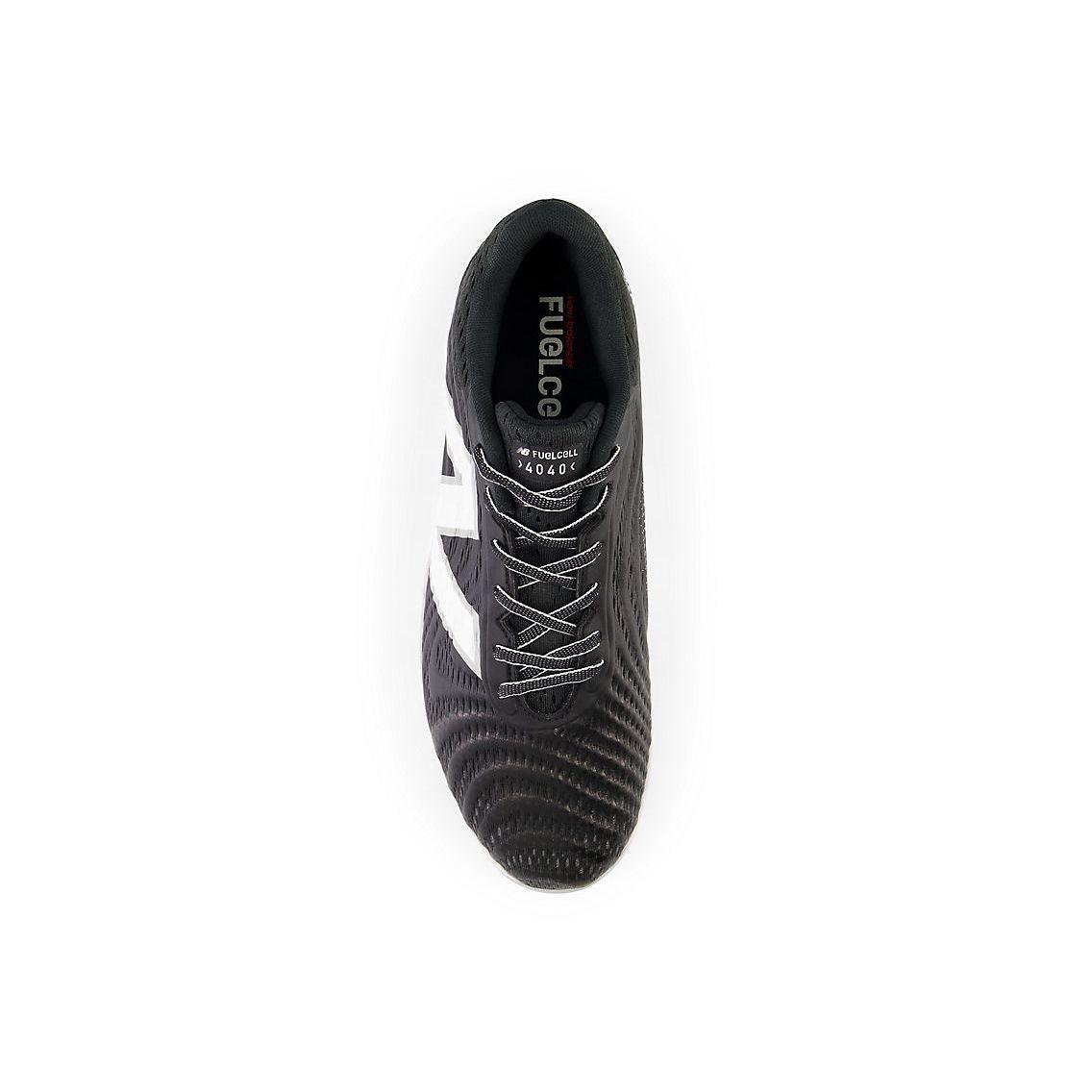 New Balance Men's FuelCell 4040 V7 Metal Baseball Cleats - Black / Optic White - L4040BK7 - Smash It Sports