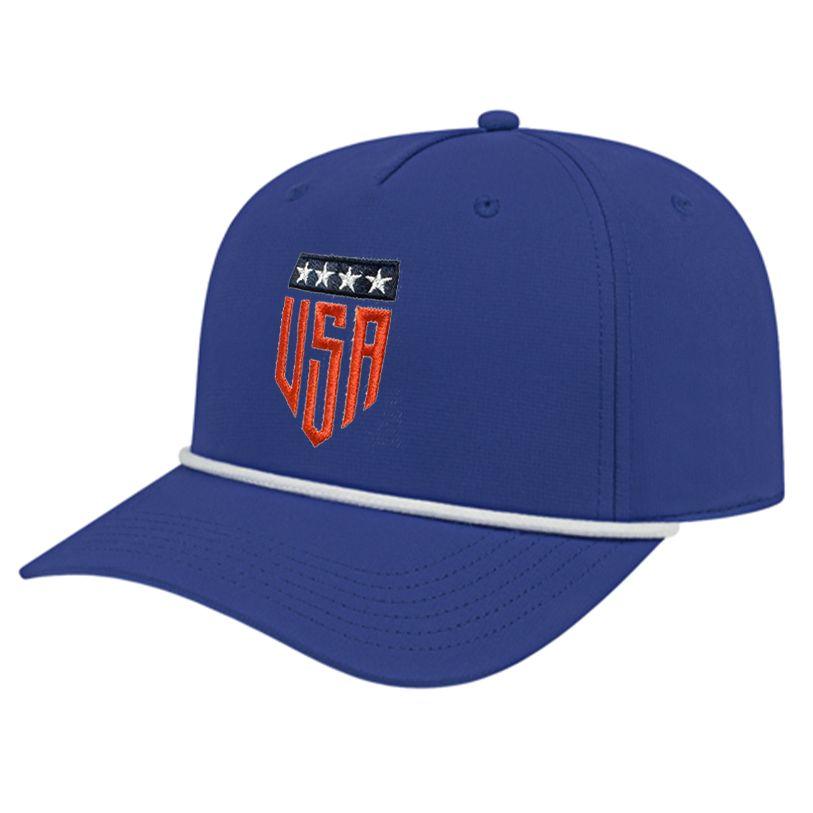 Team USA Shield Snapback Hat - Navy - Smash It Sports