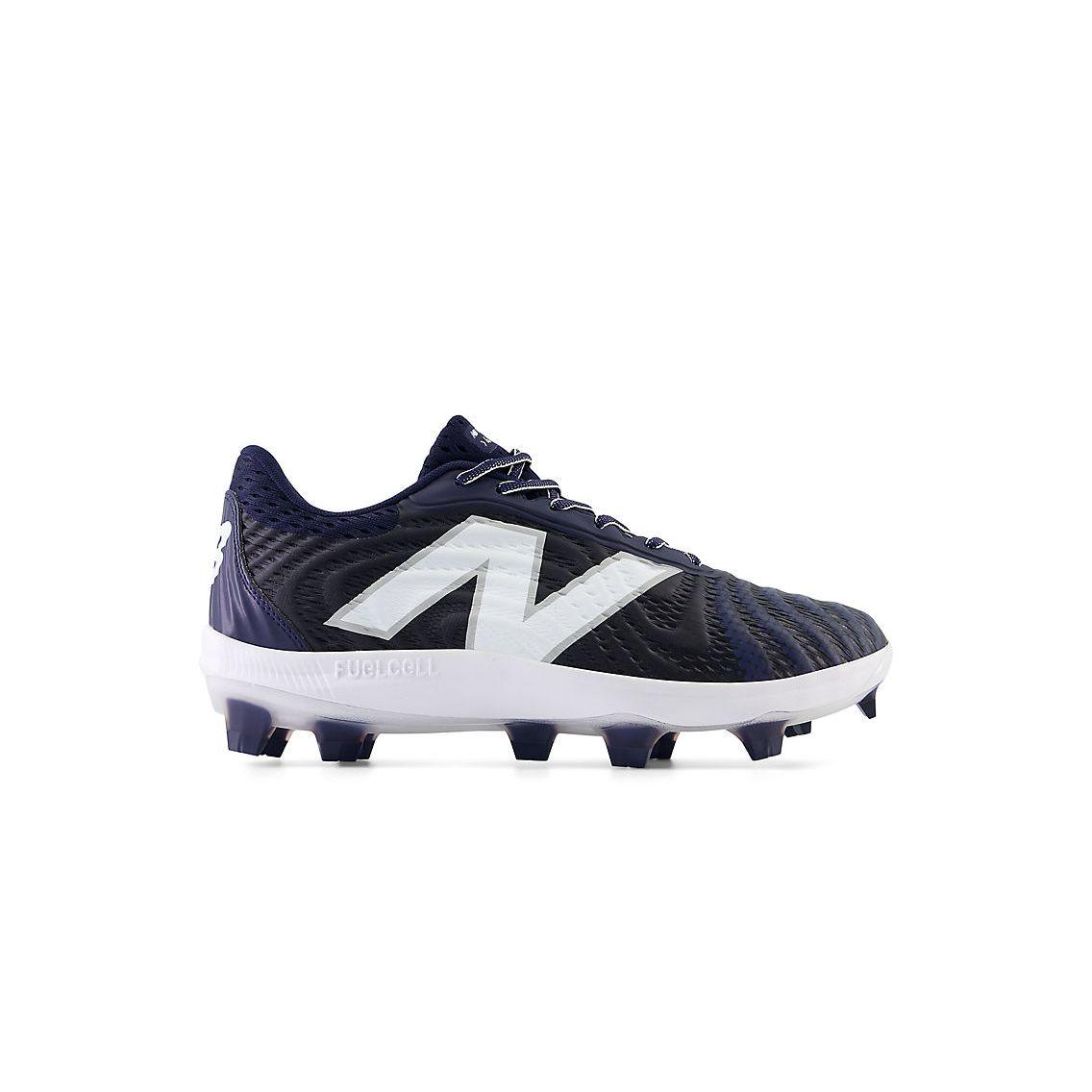 New Balance Men's FuelCell 4040 V7 Molded Baseball Cleats - Team Navy / Optic White - PL4040N7 - Smash It Sports