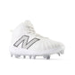 New Balance Men's FuelCell 4040 V7 Mid-Molded Baseball Cleats - White / Raincloud - PM4040W7