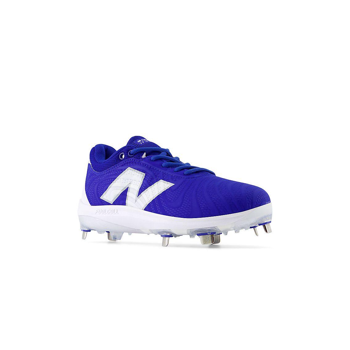 New Balance Women's FuelCell FUSE v4 Metal Fastpitch Softball Cleats - Team Royal / Optic White - SMFUSEB4 - Smash It Sports