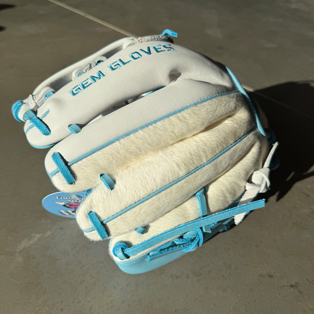 Baseball glove on ground