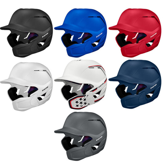 Easton Z50 With Multi-Adjust Jaw Guard Matte Baseball Batting Helmet (Multiple Colors)